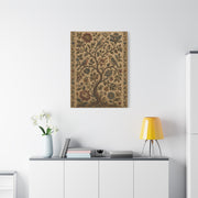 Ornate Botanical Tree Tapestry Panel Wall Art & Canvas Print