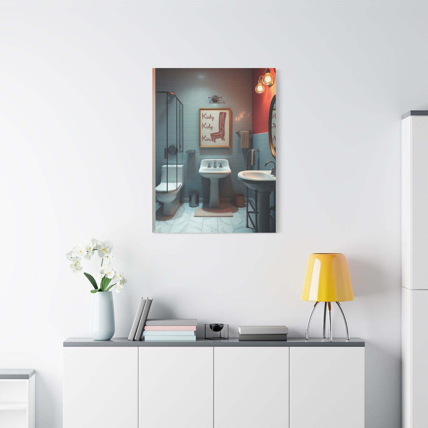 Kid’s Bathroom Art Refined Canvas Wall Art & Canvas Print