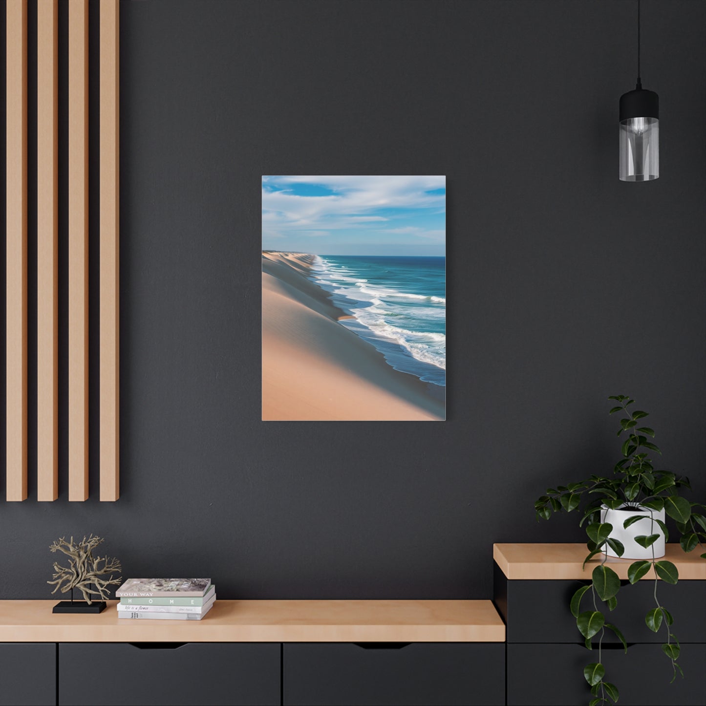 Coastal Sand Dunes Art Luxury Canvas Wall Art & Canvas Print