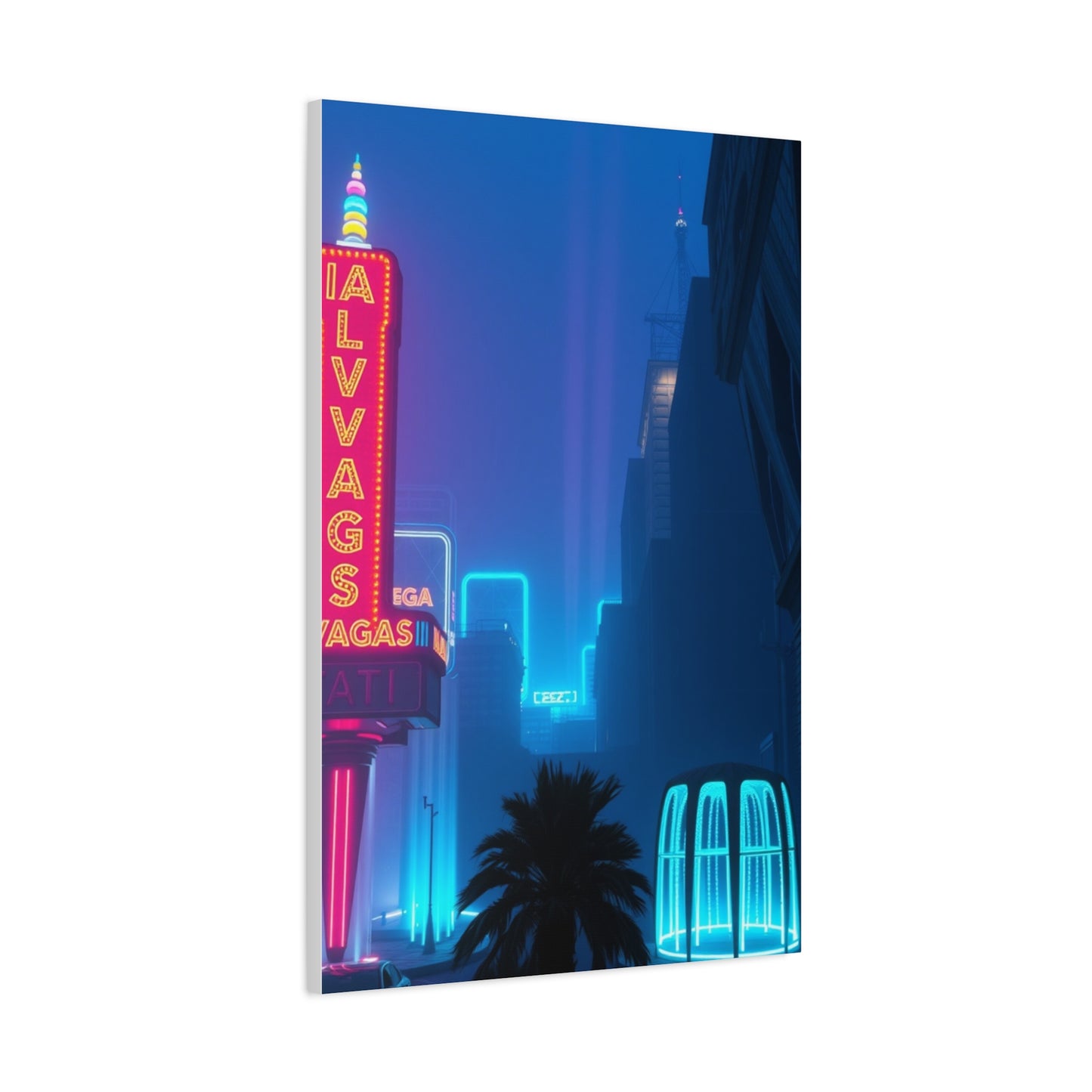 Las Vagas Art Canvas Art 7 Wall Art & Canvas Print