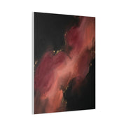 Red and Black Smoky Luxury Abstract Wall Art & Canvas Print