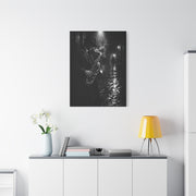 Noir Jazz Saxophone Alley Wall Art & Canvas Print