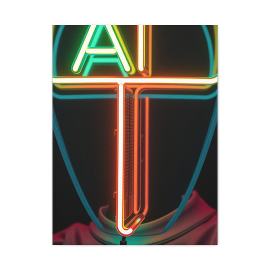 Fluorescent Splendor Art Wall Art & Canvas Print