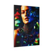 Luminous Fashion Portrait Contemporary Wall Art & Canvas Print