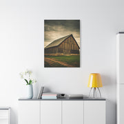 Weathered Stone Base Barn Wall Art & Canvas Prints