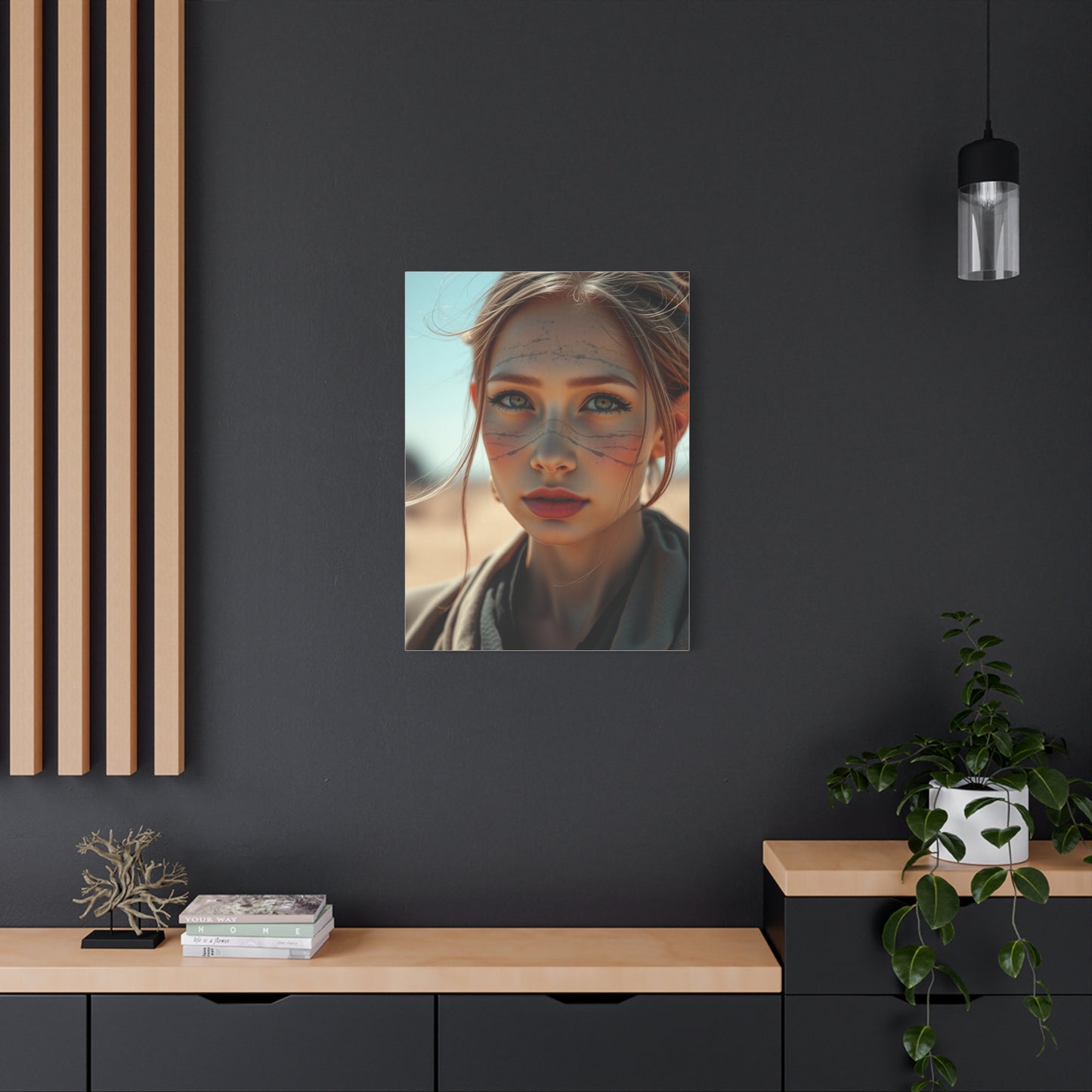 Supreme Black & Beige Art Collection Wall Art & Canvas Print