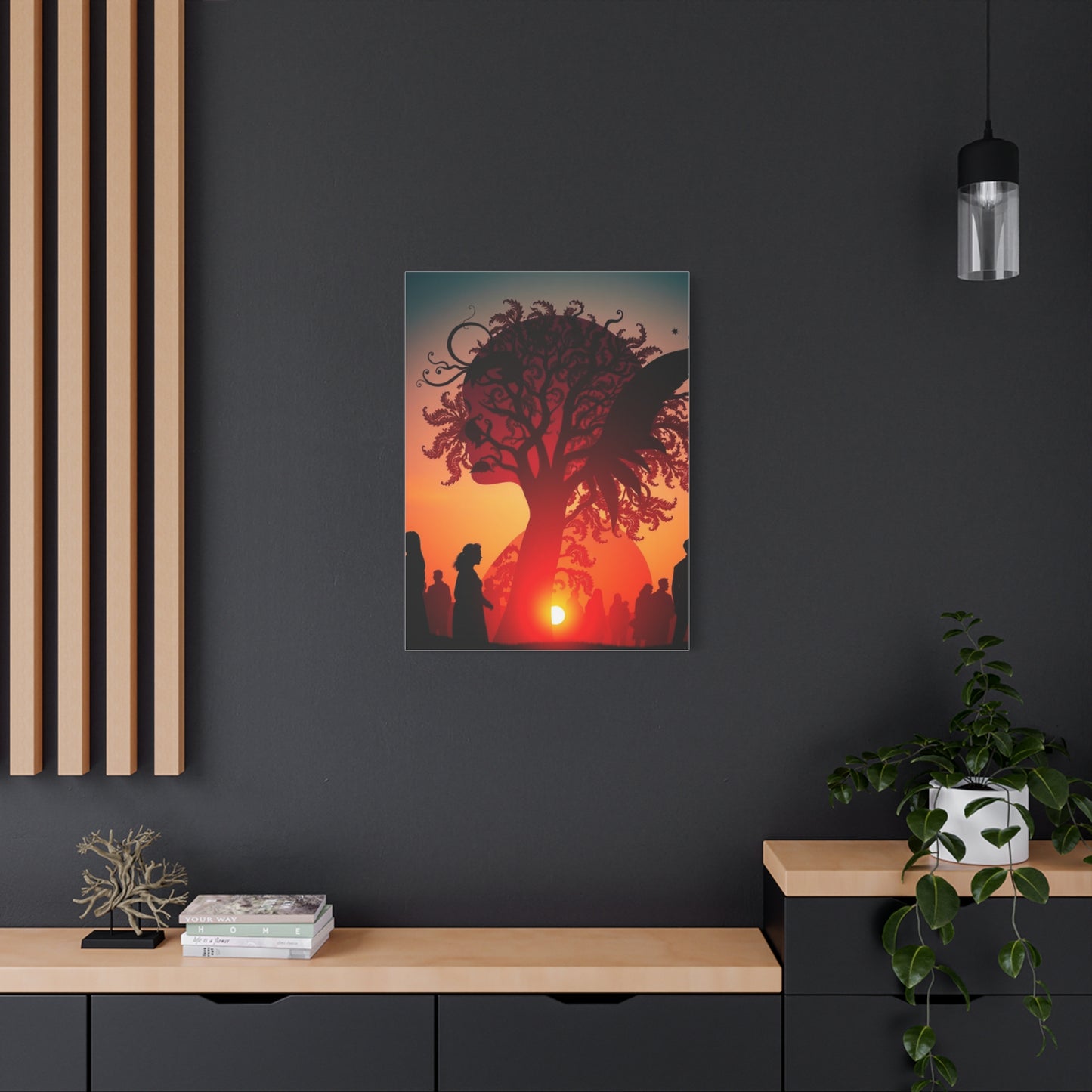 Vision Silhouettes Art Art Wall Art & Canvas Print