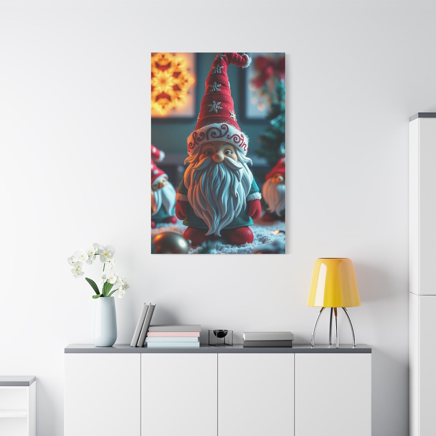Supreme Christmas Gnome Art Beautiful Collection Wall Art & Canvas Print