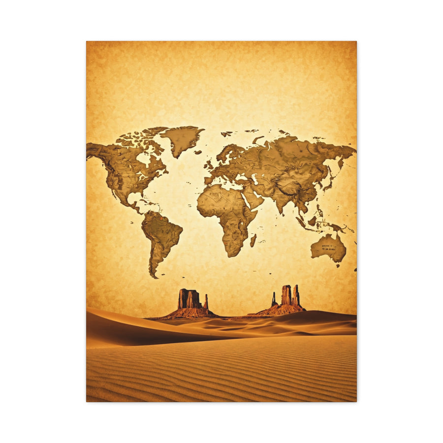 Old World Exploration Map Wall Art & Canvas Prints