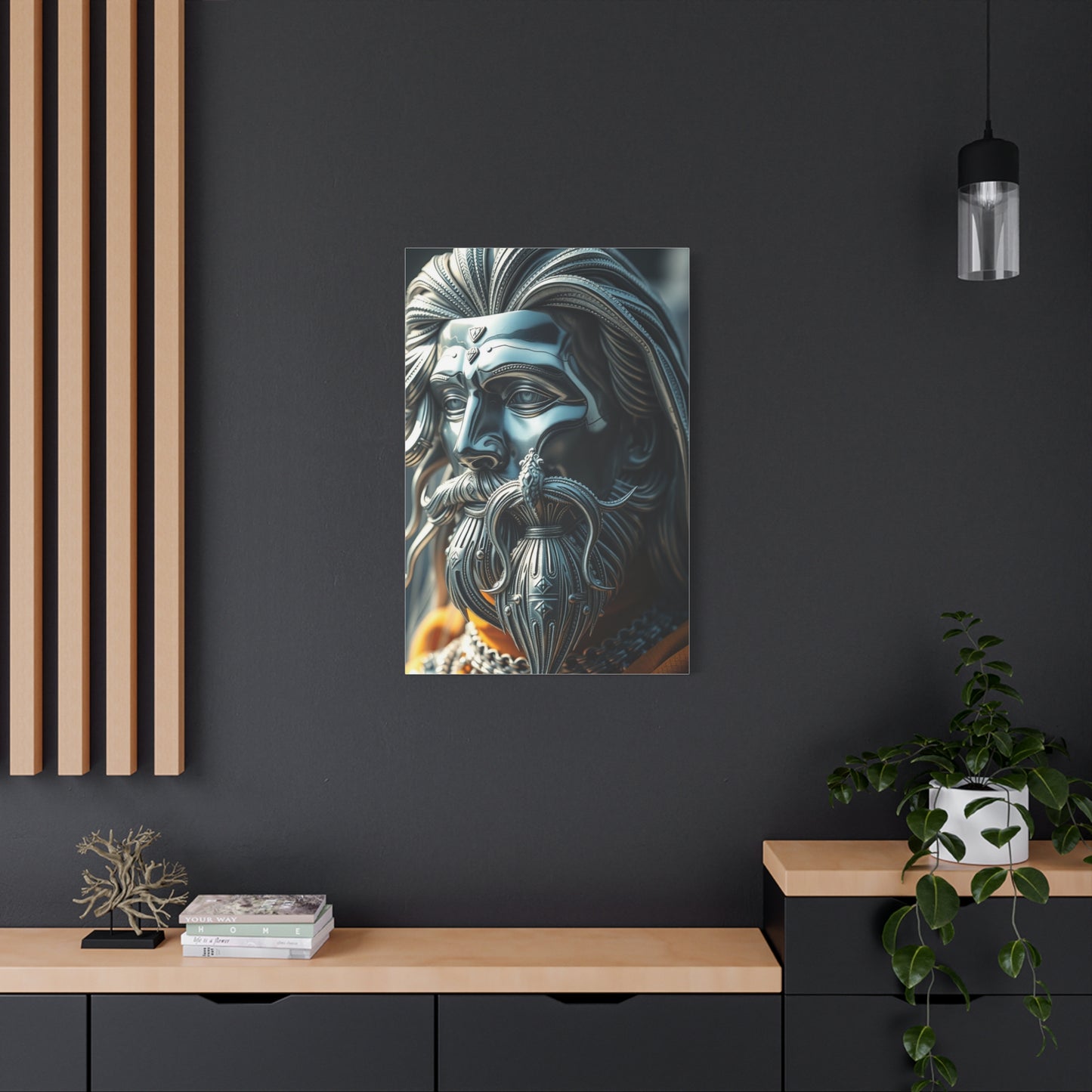 Gilded Greyscape Masterpiece wall art & canvas print
