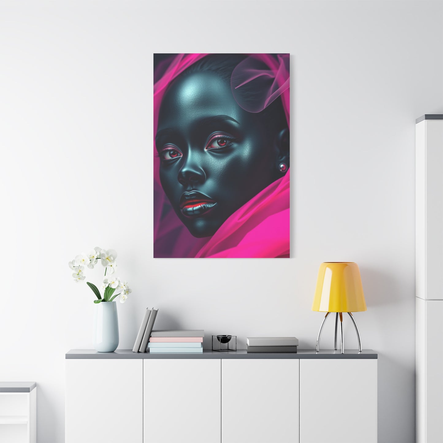 Supreme Black & Pink Art Beautiful Collection Wall Art & Canvas Print