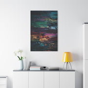 Jewel Tone Textured Abstract Gallery Painting Wall Art & Canvas Print