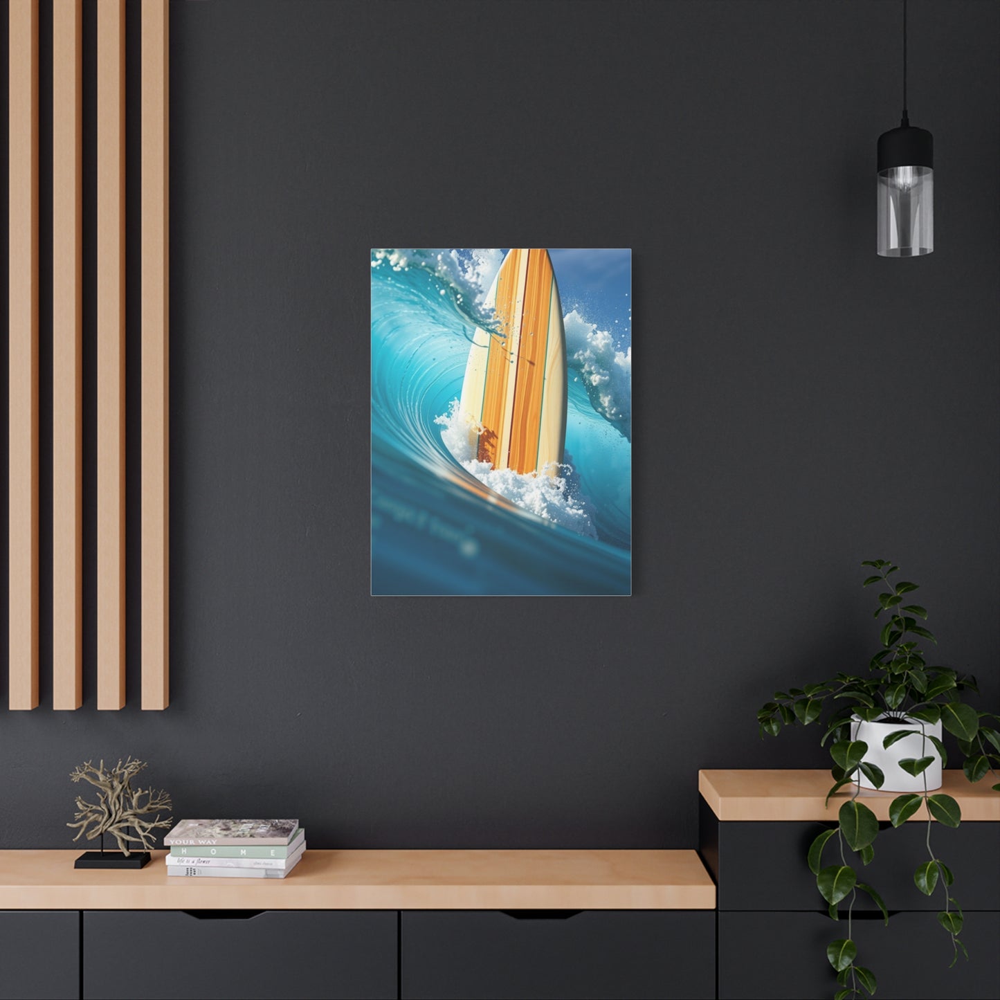 Azure Crest Masterpiece Wall Art & Canvas Print