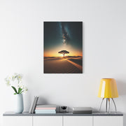 Lone Acacia Under the Cosmic Sky Wall Art & Canvas Prints
