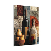 Contemporary Abstract Wine Still Life Wall Art & Canvas Print
