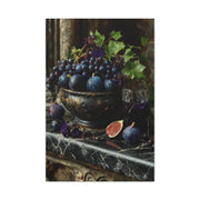 Fig & Wine Rustic Still Life Wall Art & Canvas Print