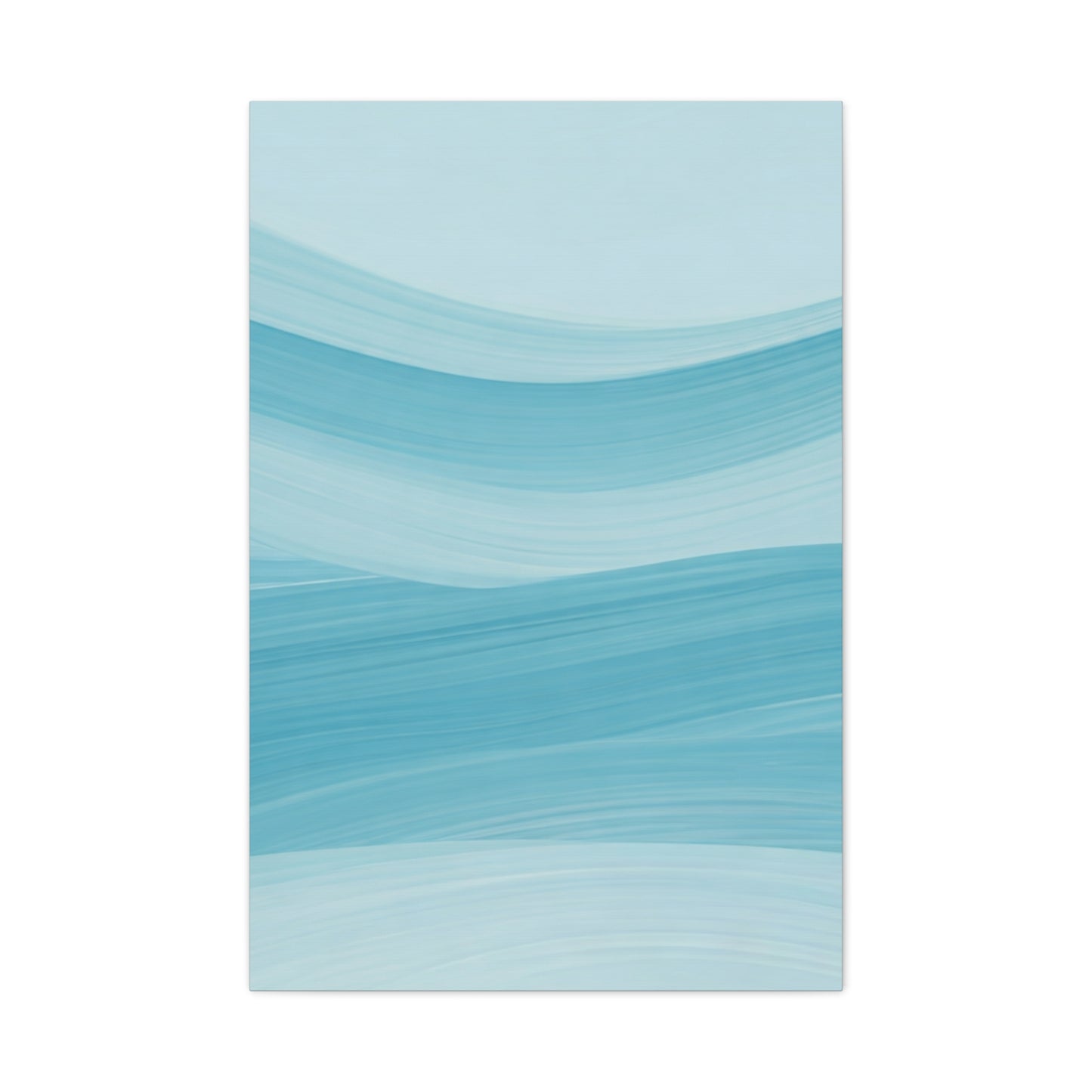 Serene Blue Wave Flow Wall Art & Canvas Prints