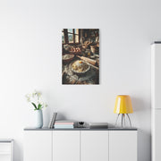 Homemade Pasta Rustic Kitchen Prep Wall Art & Canvas Print
