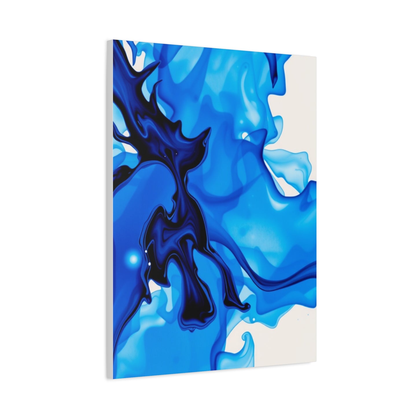 Supreme Collection Blue Abstract Art Wall Art & Canvas Print