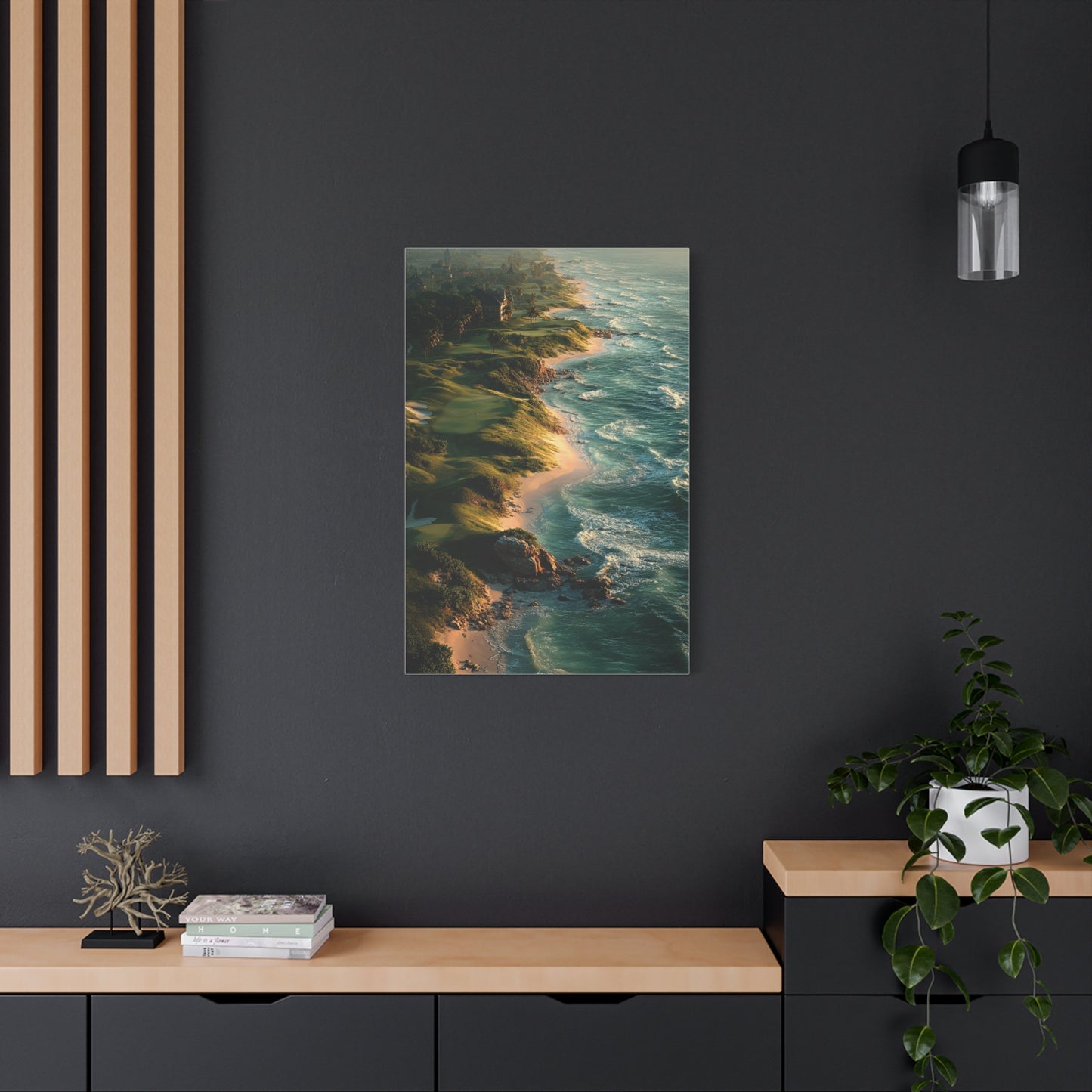 Coastal Links Golf Course Aerial Wall Art & Canvas Print