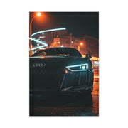 Audi R8 V10 Plus Downtown Night Drive Wall Art & Canvas Prints