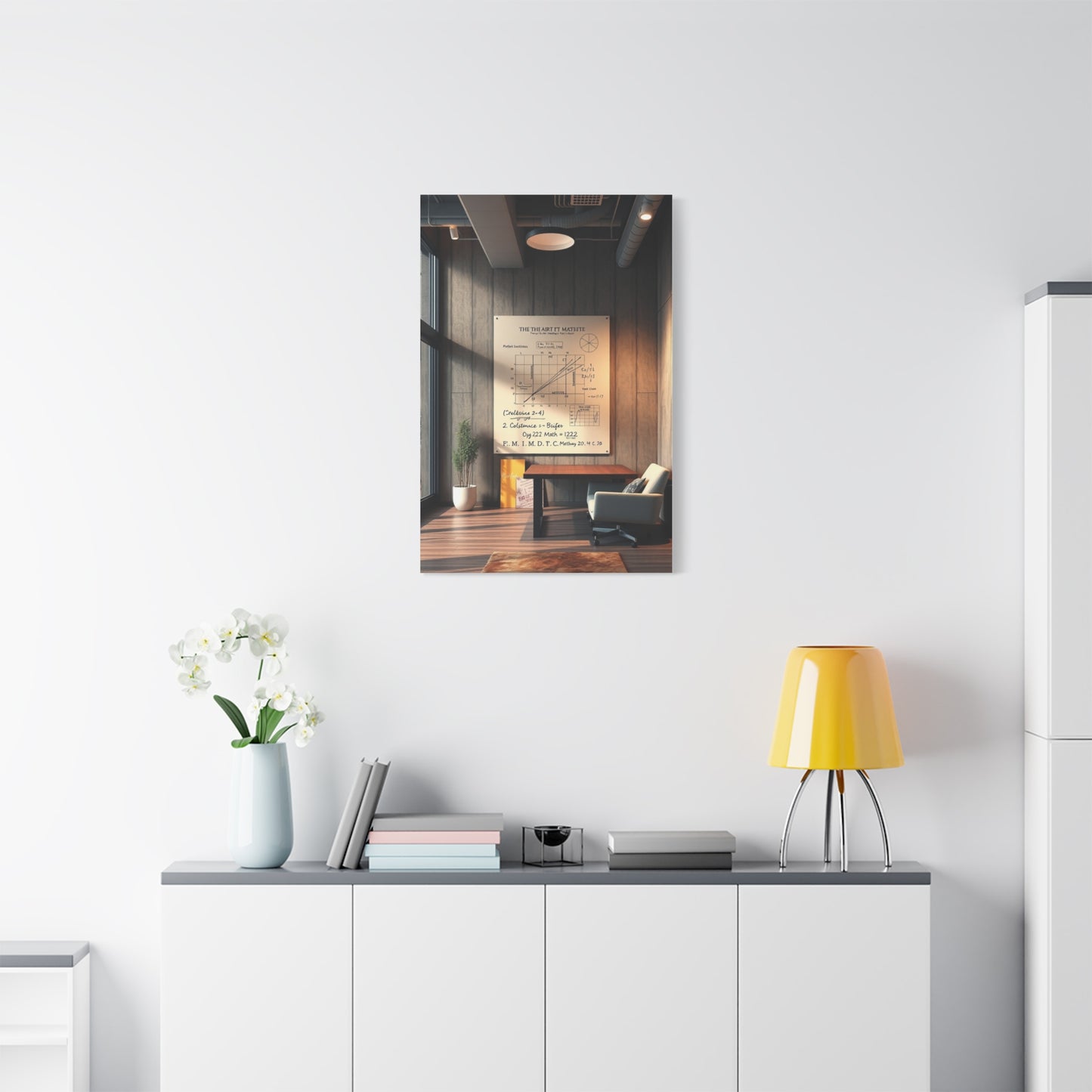 Supreme Modern Math Art for Creative Spaces Collection Wall Art & Canvas Print