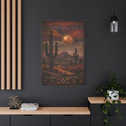 Southwestern Reclaimed Wood Desert Wall Art & Canvas Print