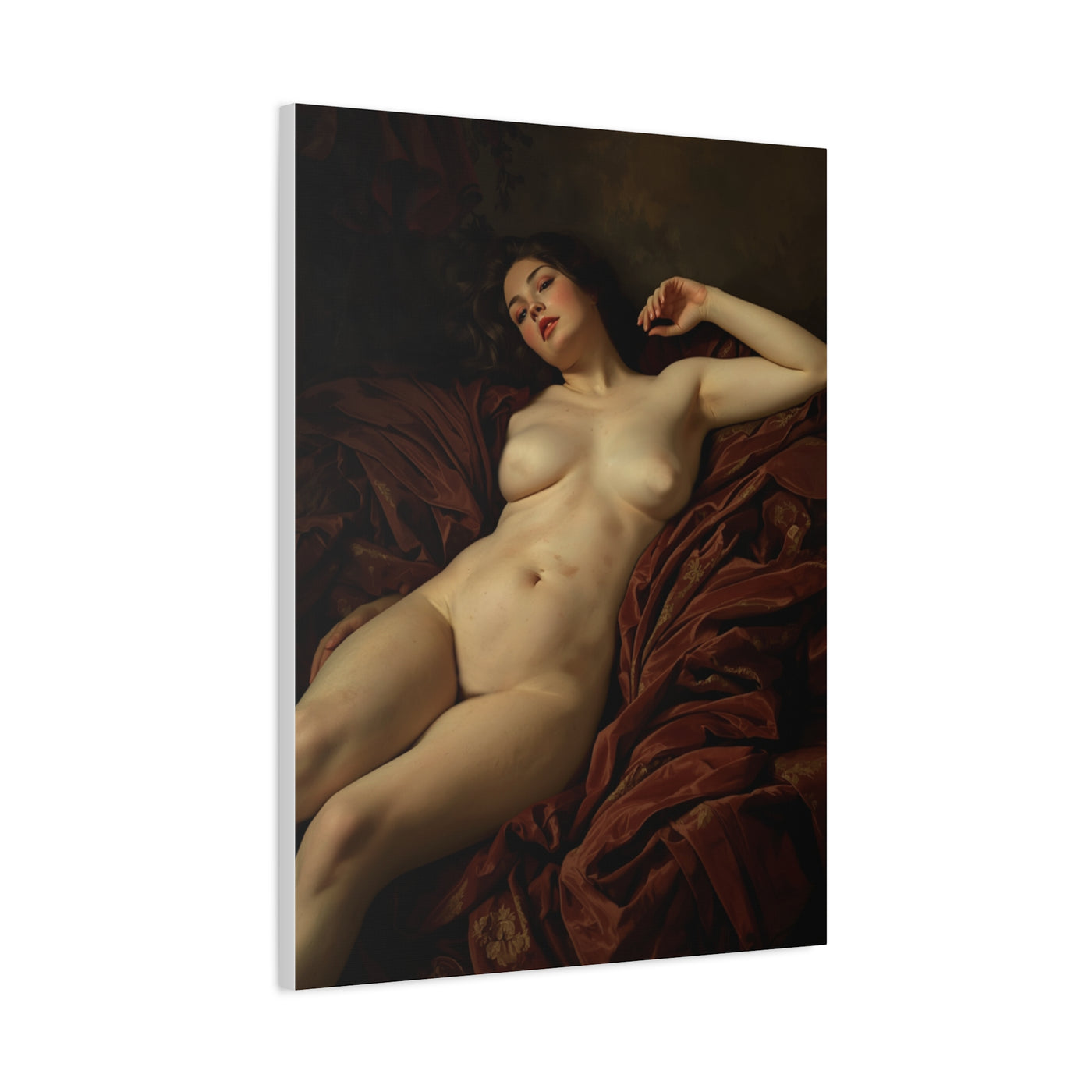 Romantic Reclining Classical Figure  Wall Art & Canvas Print