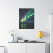 Northern Lights Jet Flight Wall Art & Canvas Prints