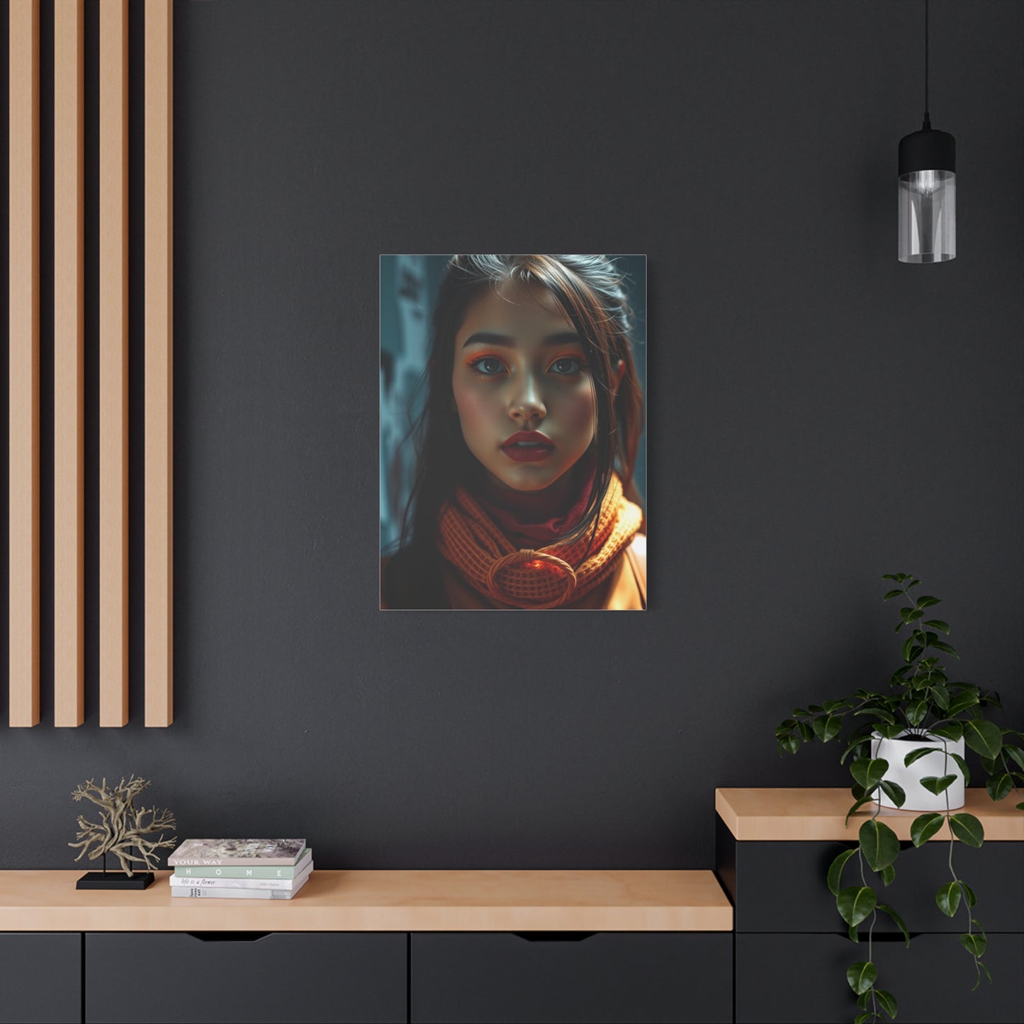 Masterpiece Pop of Orange Art Vision Wall Art & Canvas Print