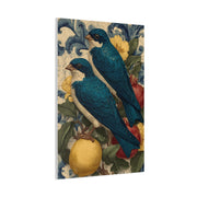 Italian Majolica Swallow & Citrus Wall Art & Canvas Print