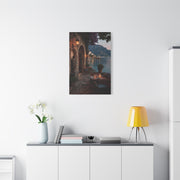 Amalfi Coast Candlelit Terrace Wall Art & Canvas Print