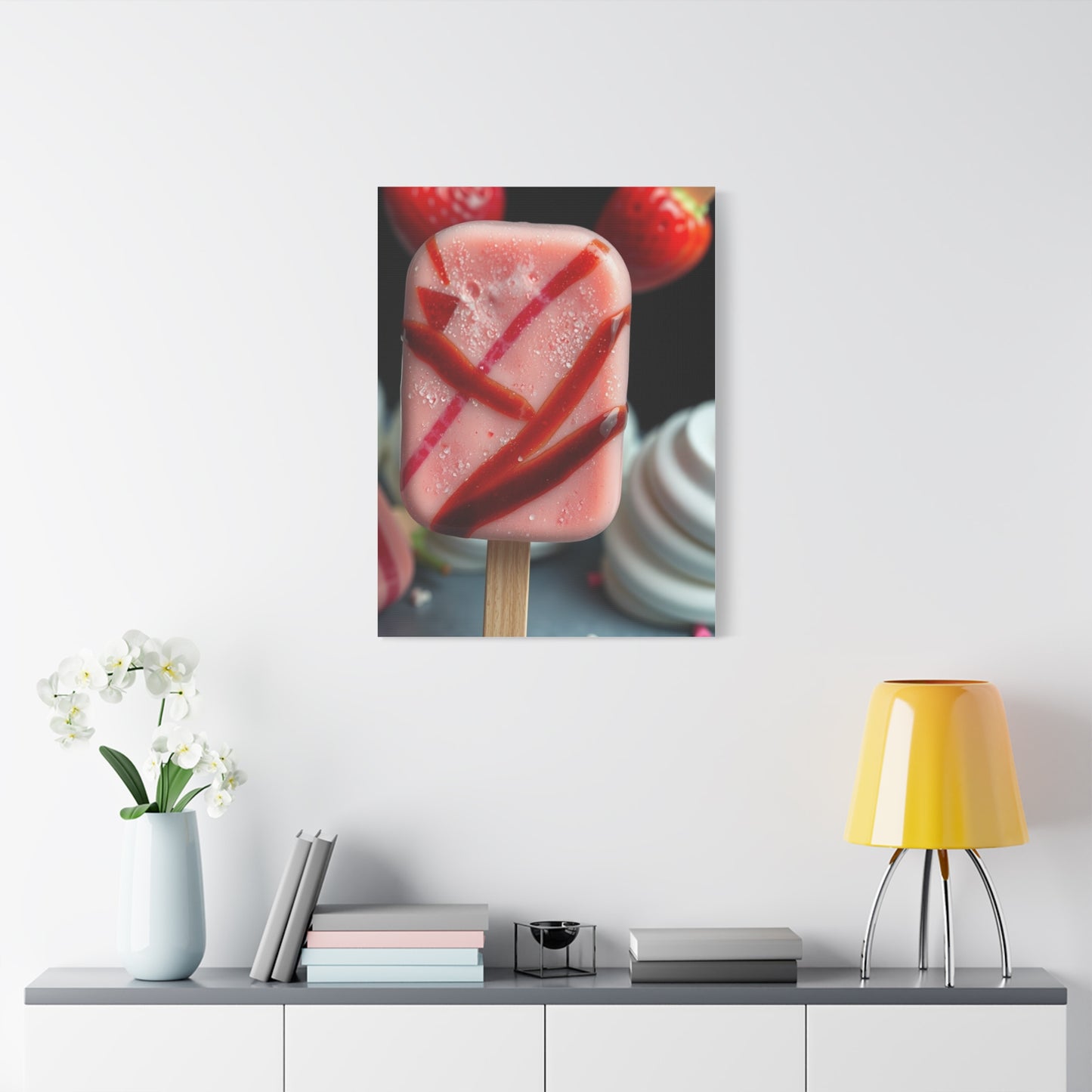 Ice Cream & Popsicle Art Luxury Canvas Wall Art & Canvas Print
