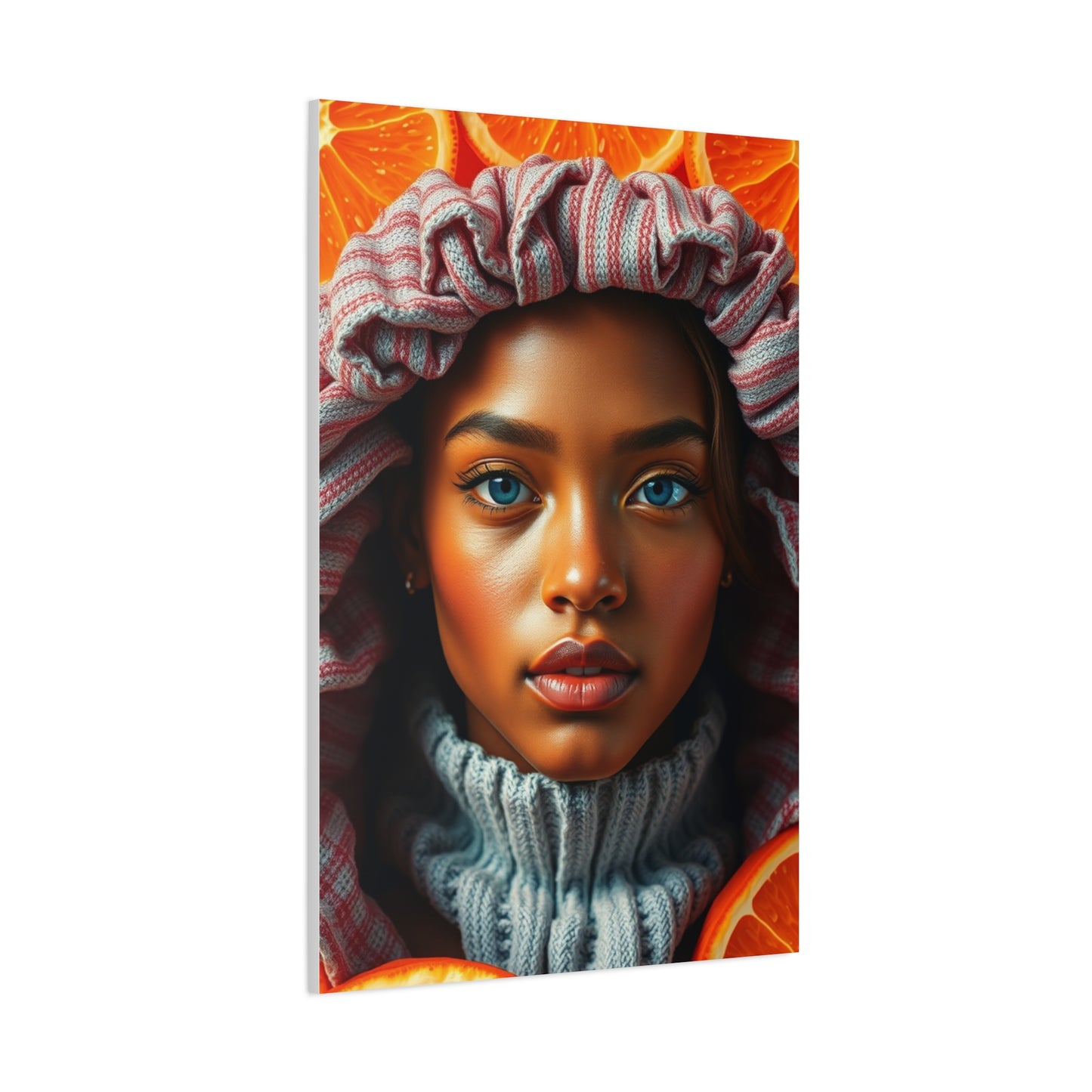 Radiant Apricot Impression Wall Art & Canvas Print