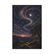 Psalm 8 Celestial Wonder Scripture Wall Art & Canvas Print