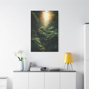 Elephant Mother and Calf at Sunset Wall Art & Canvas Prints