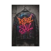 Rebel Soul Leather Graffiti Street Wall Art & Canvas Print