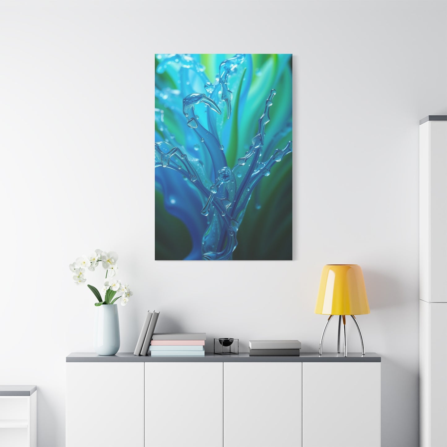 Blue & Green Art Supreme Canvas Wall Art & Canvas Print