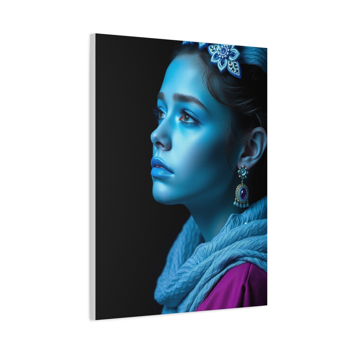 Aqua Tranquility Canvas Wall Art & Canvas Print