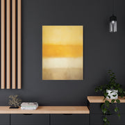 Minimal Color Field Golden Horizon Wall Art & Canvas Print
