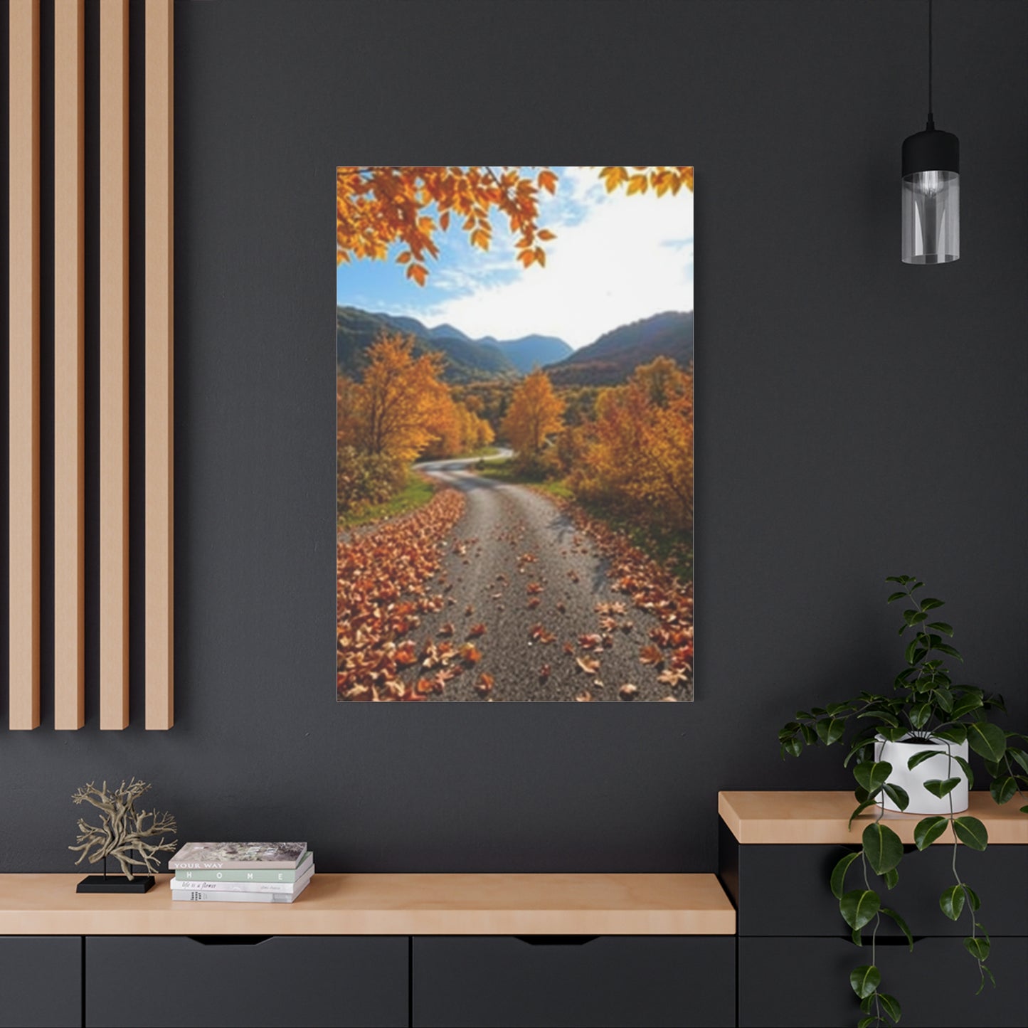 Crimson Canopy Elegance Wall Art & Canvas Print