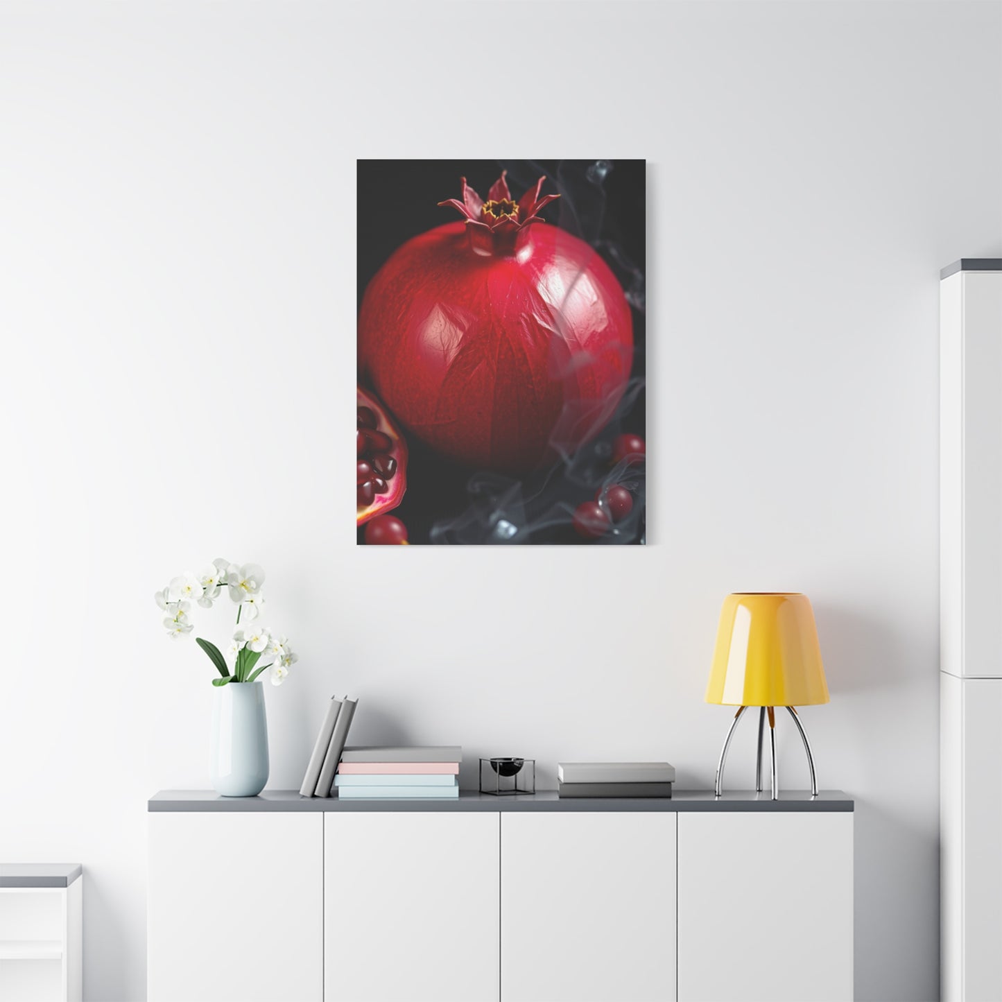 Deep Scarlet Enchantment Wall Art & Canvas Print