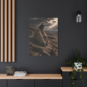 Jesus in the Wilderness Reflection Wall Art & Canvas Print