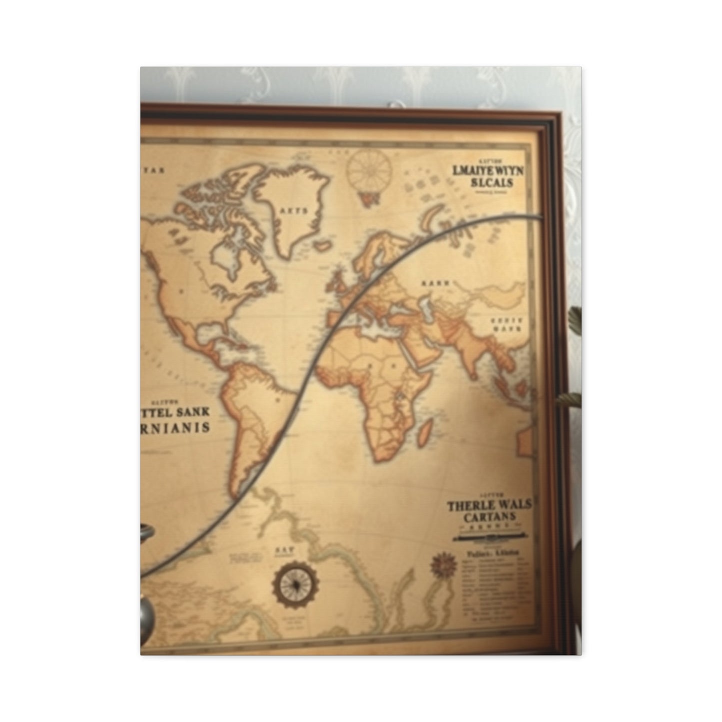 Antique Maps Art Artisan Canvas Wall Art & Canvas Print