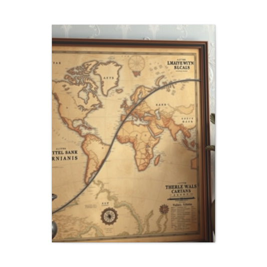 Antique Maps Art Artisan Canvas Wall Art & Canvas Print