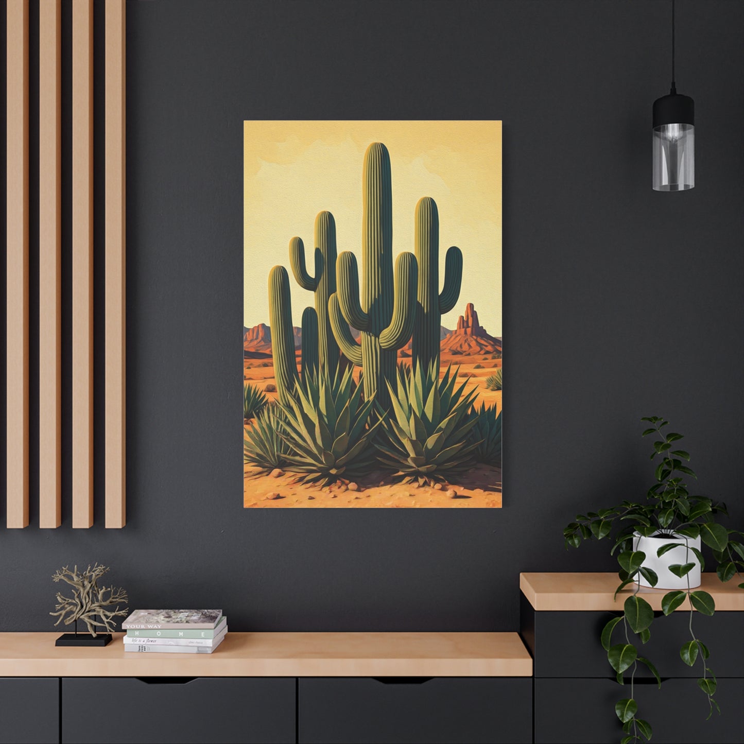 Southwestern Desert Cactus Garden Wall Art & Canvas Prints
