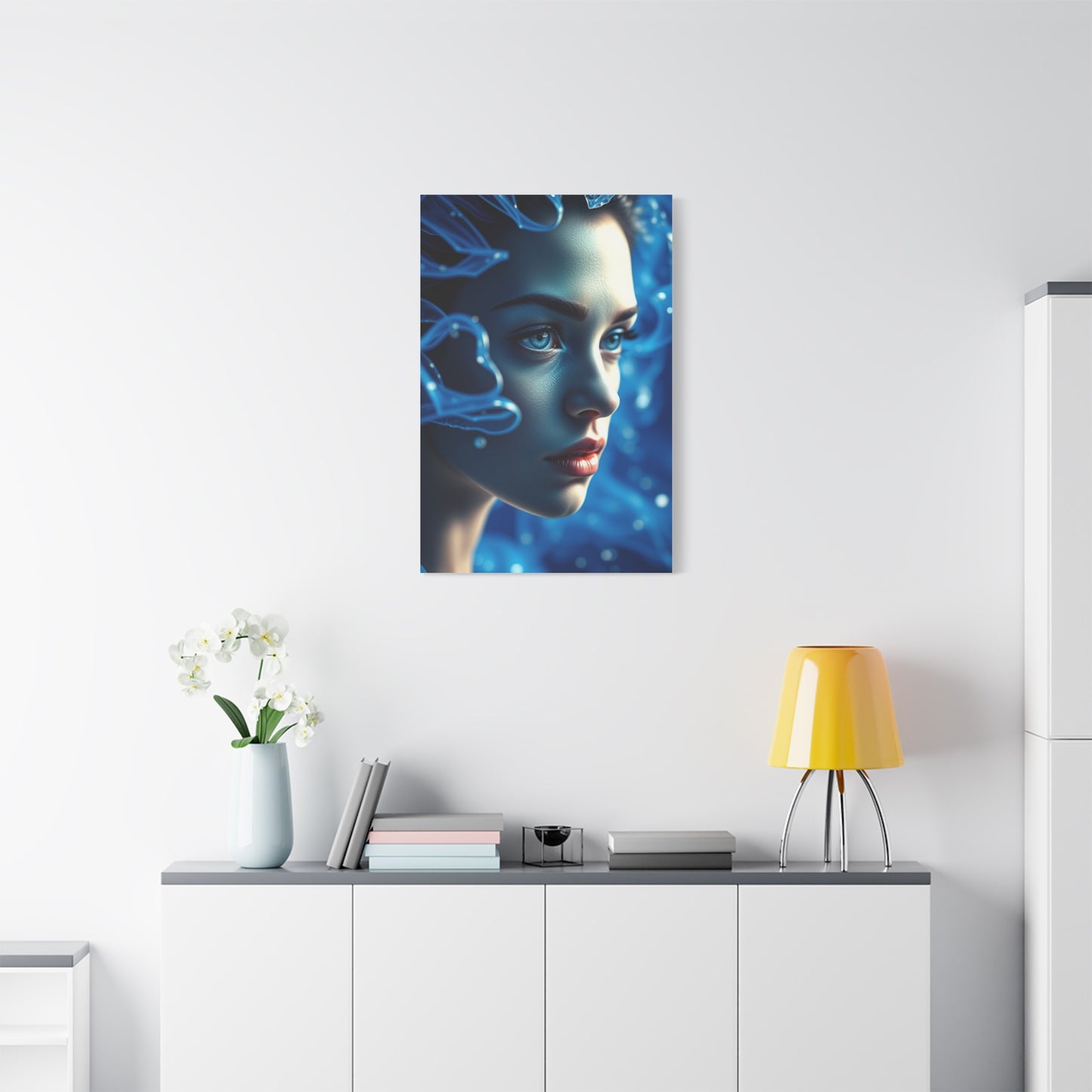 Azure Serenity Canvas Wall Art & Canvas Print