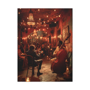 Intimate Jazz Club Performance Wall Art & Canvas Print