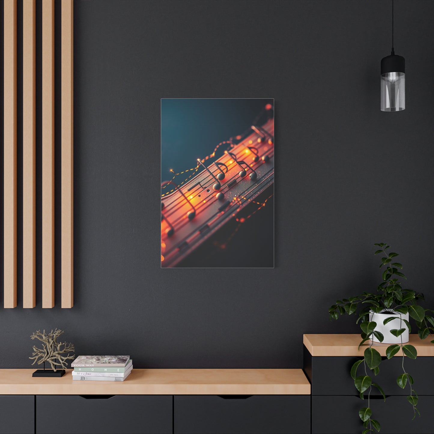 Masterpiece Musical Notes Art Vision Wall Art & Canvas Print