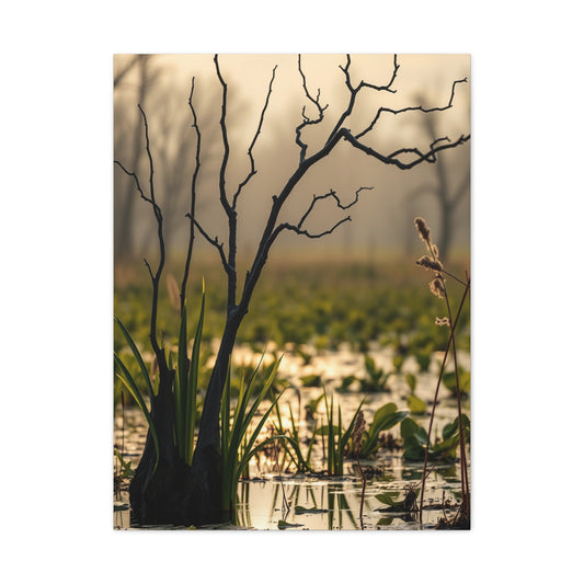 Marsh & Swamp Art Canvas Art 3 Wall Art & Canvas Print